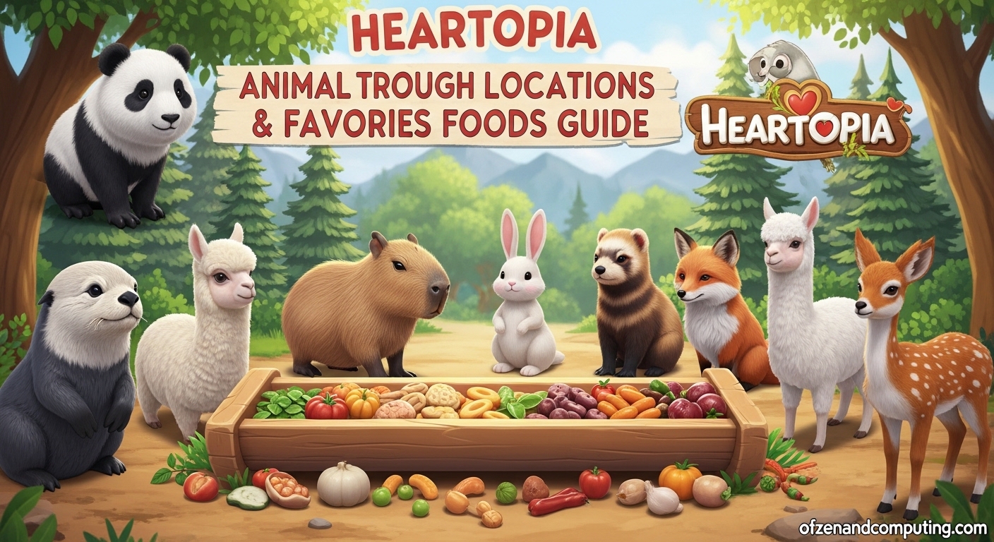 Heartopia Animal Trough Guide