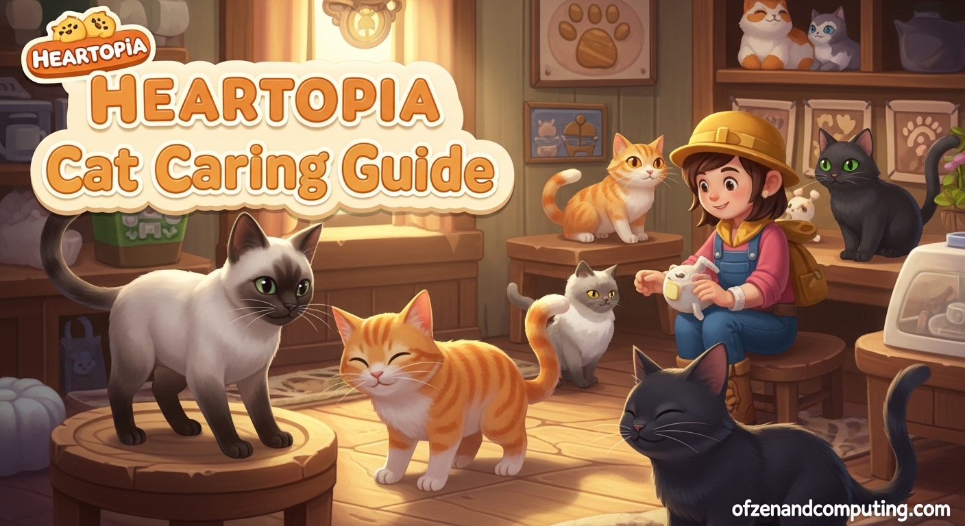 Heartopia Cat Caring Guide