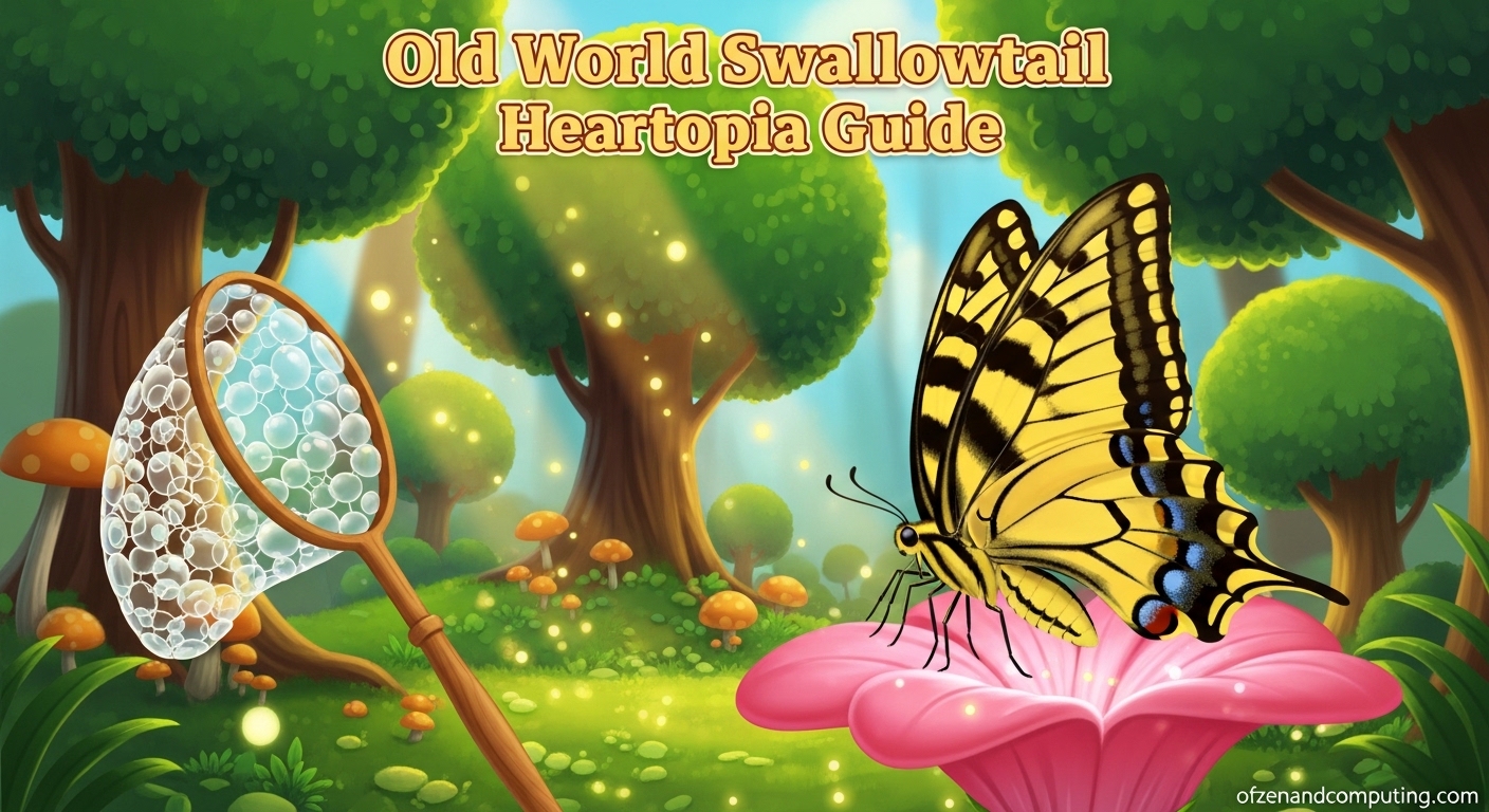 How to Catch Old World Swallowtail Heartopia