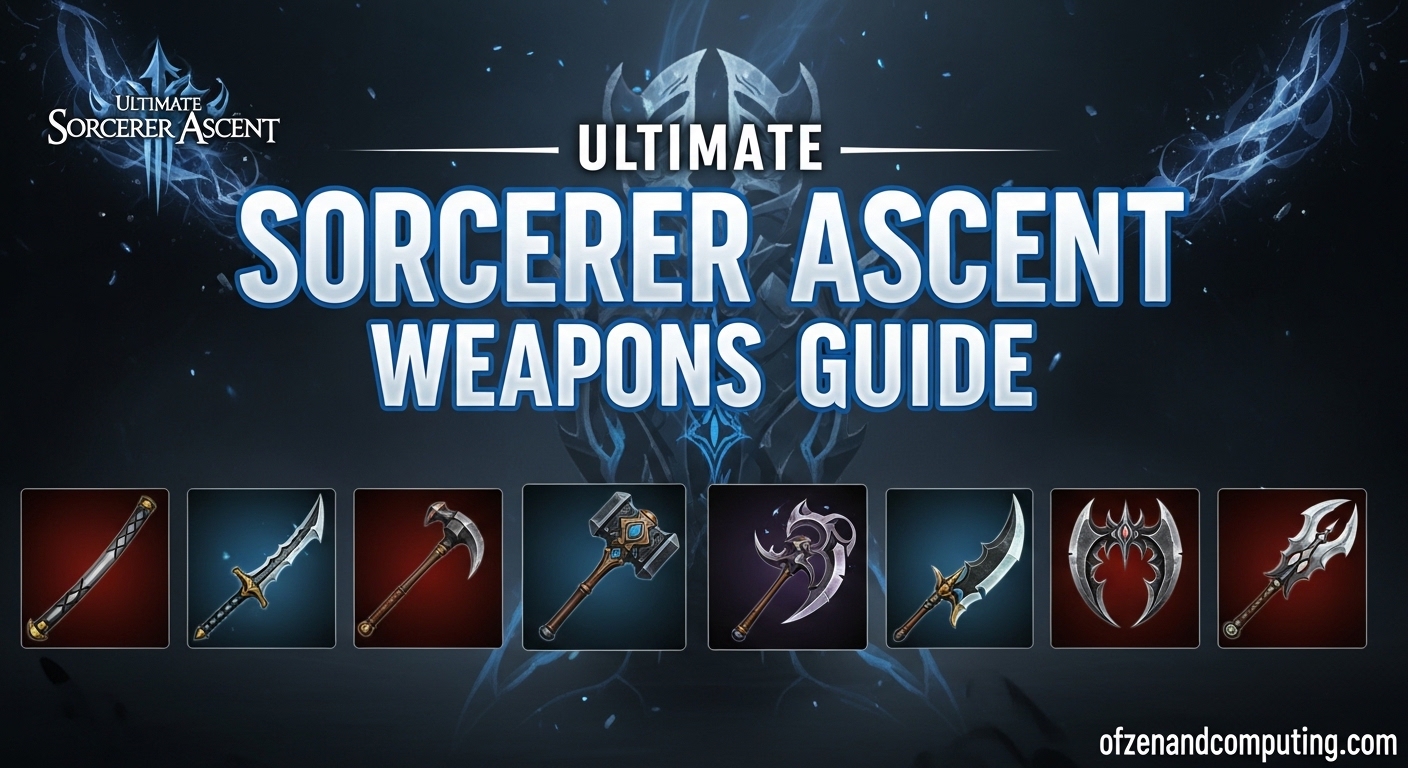 How to Get All Weapons in Sorcerer Ascent