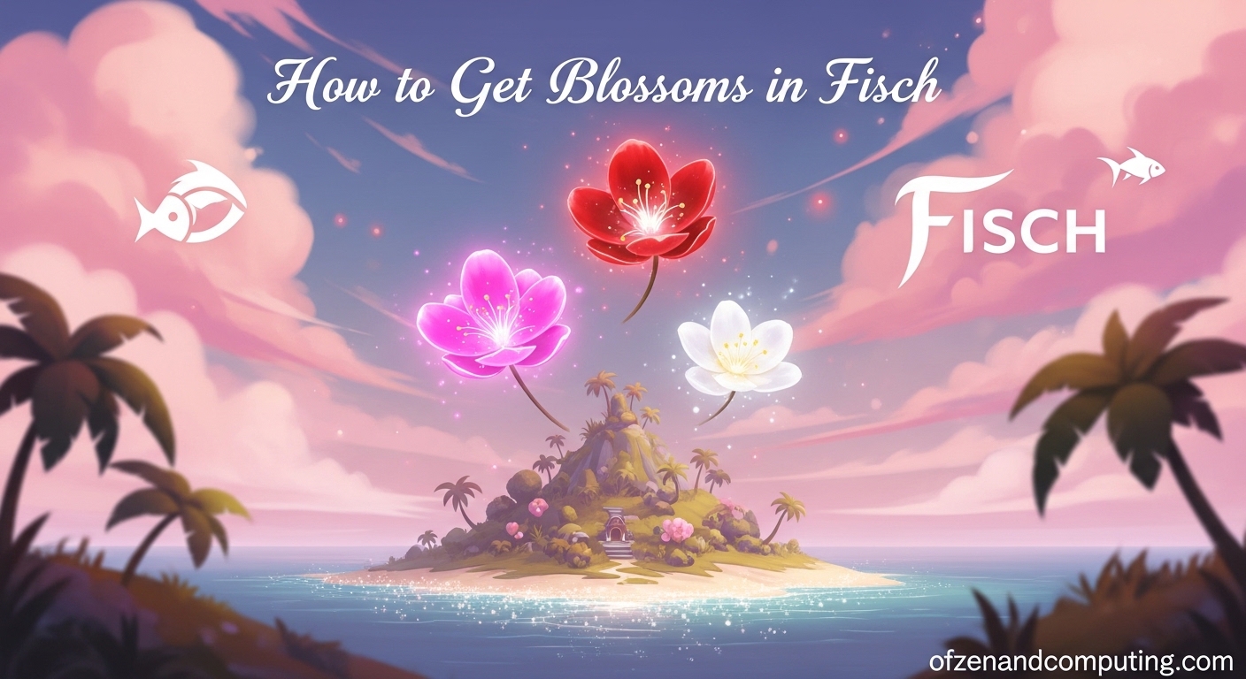 How to Get Pink, Red, & White Blossoms in Fisch