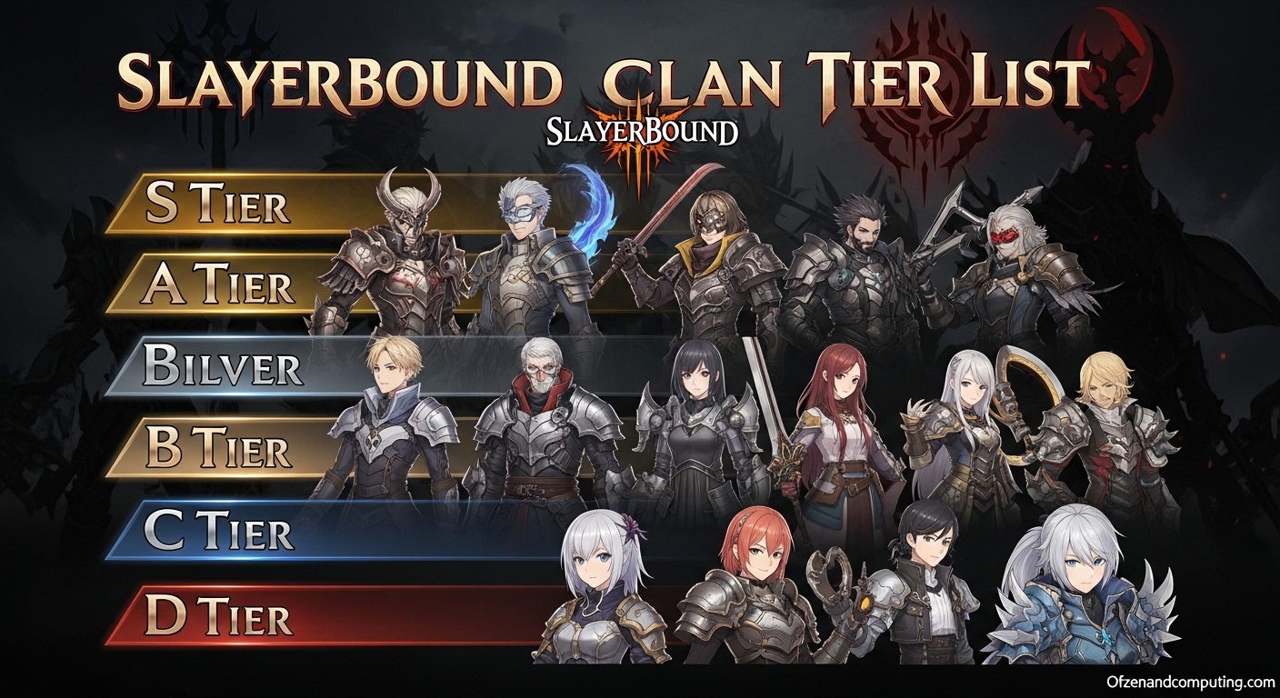 Slayerbound Clan Tier List