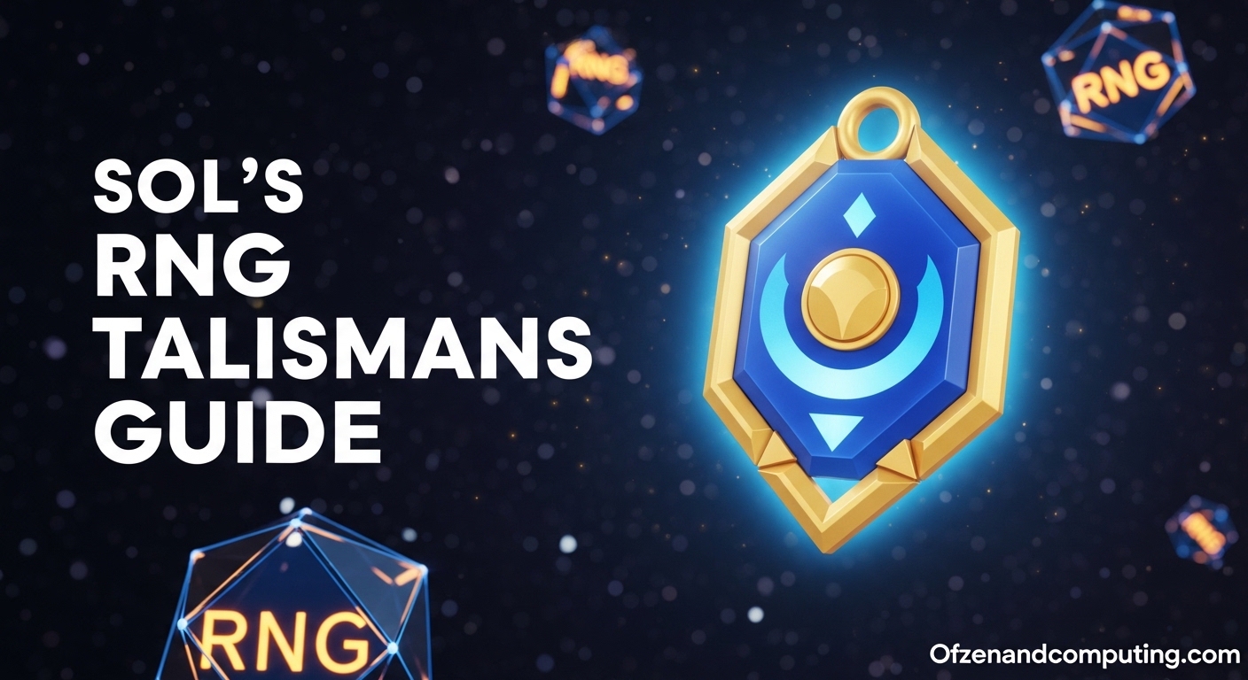 Sol's RNG Talismans Guide