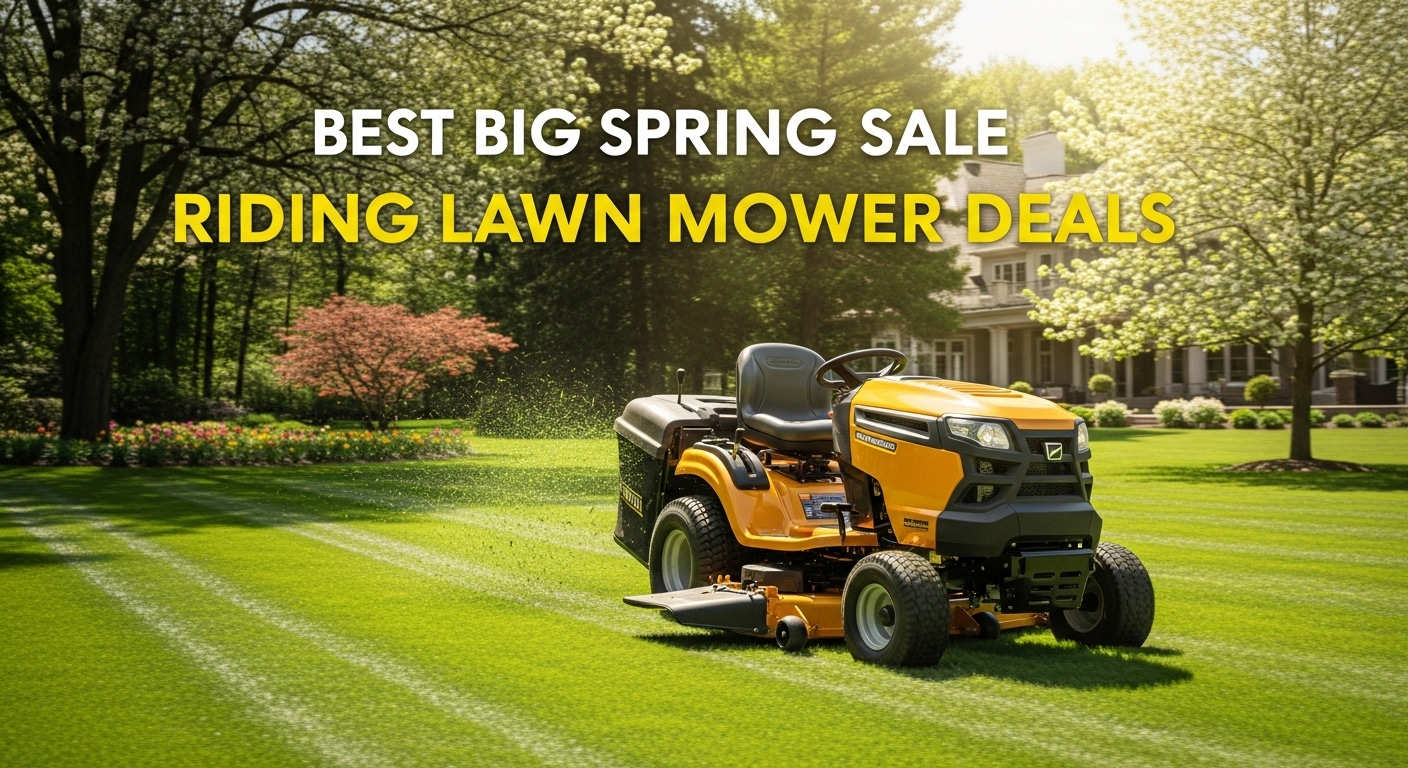 Best Big Spring Sale Riding Lawn Mower Deals