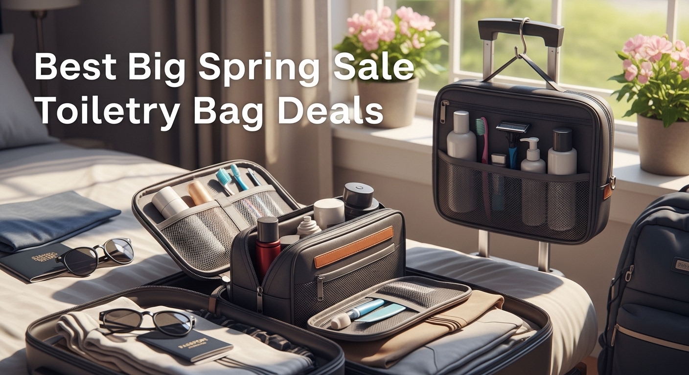 Best Big Spring Sale Toiletry Bag Deals