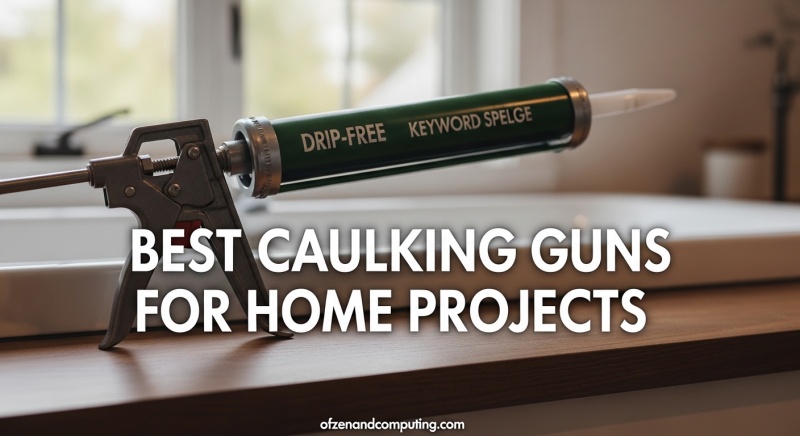 Best Caulking Guns for Home Projects