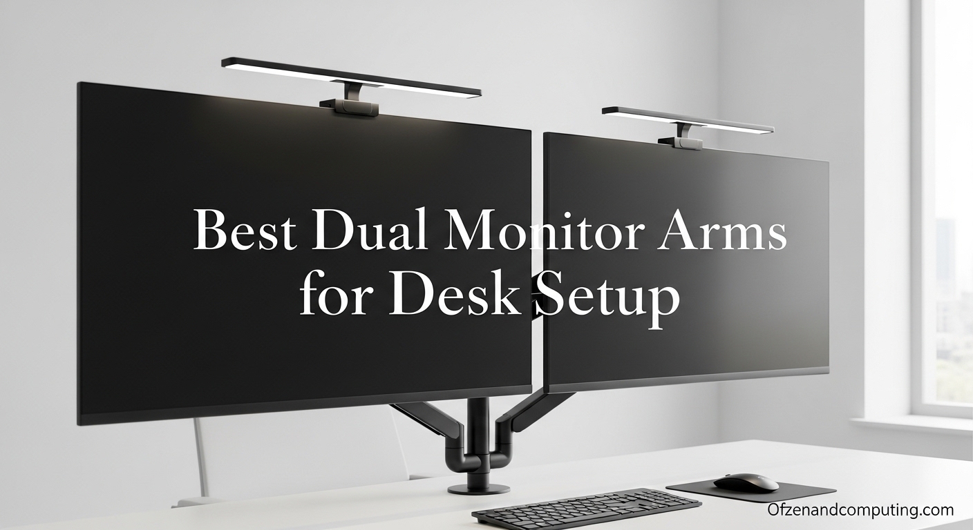 Best Dual Monitor Arms for Desk Setup
