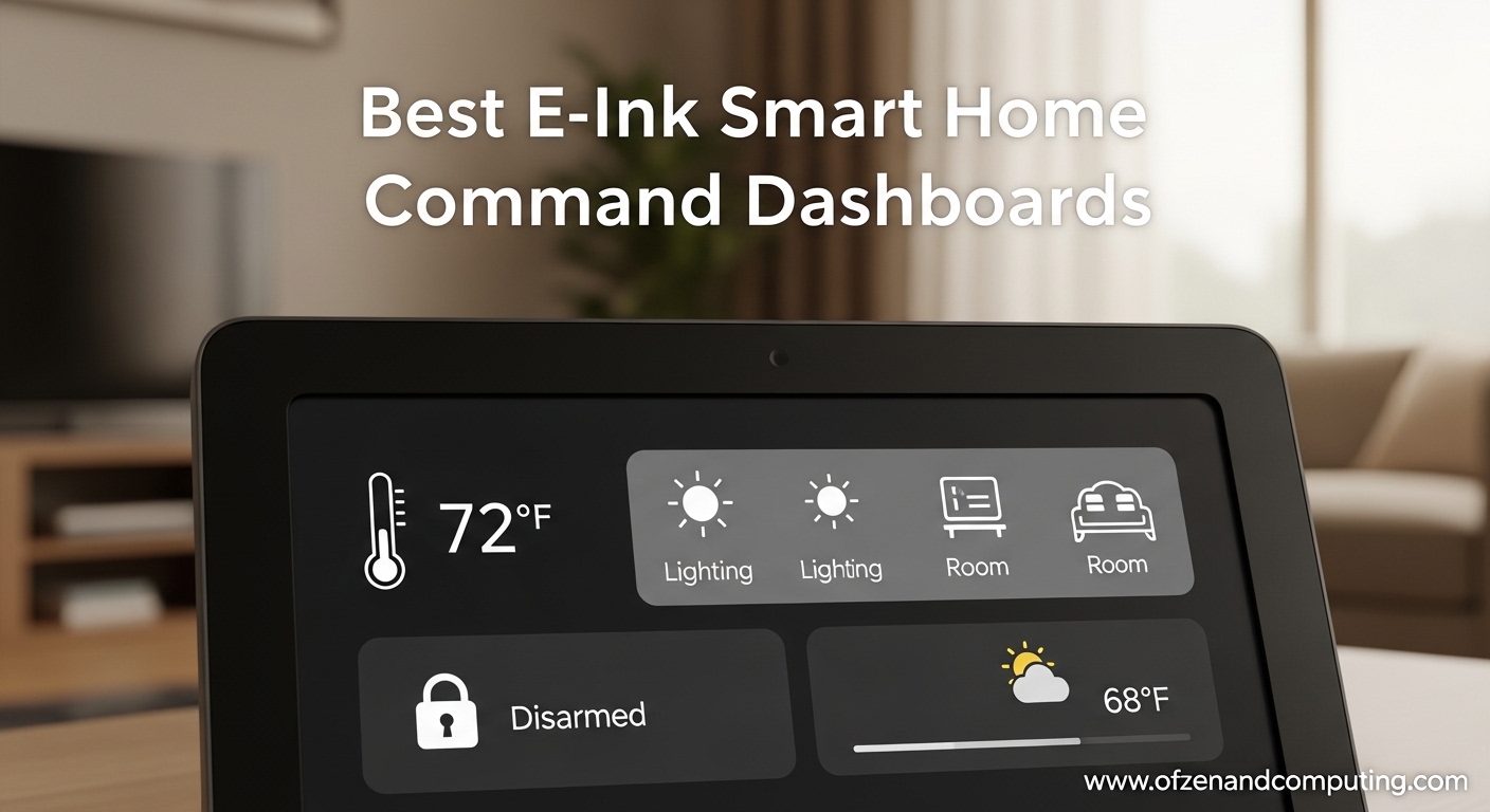 Best E-Ink Smart Home Command Dashboards
