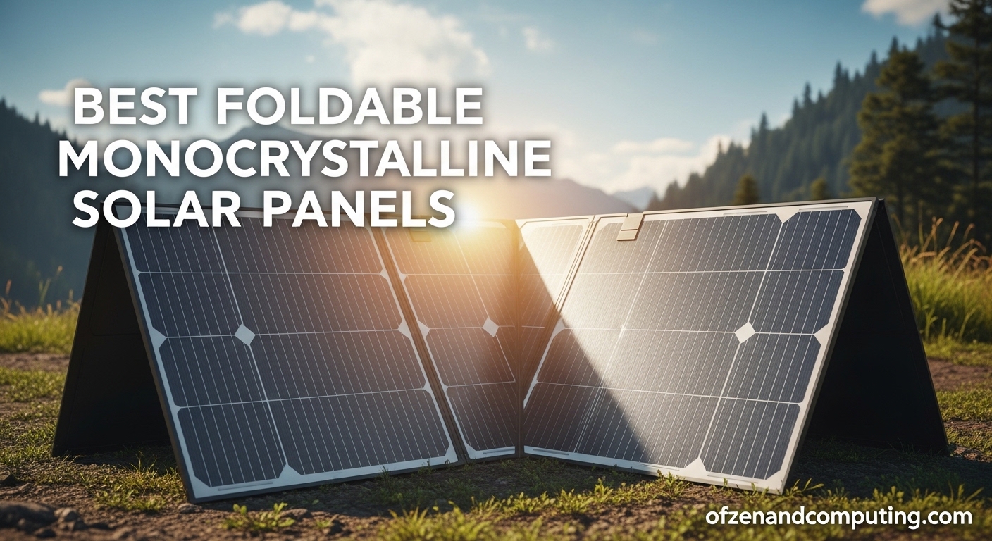 Best Foldable Monocrystalline Solar Panels