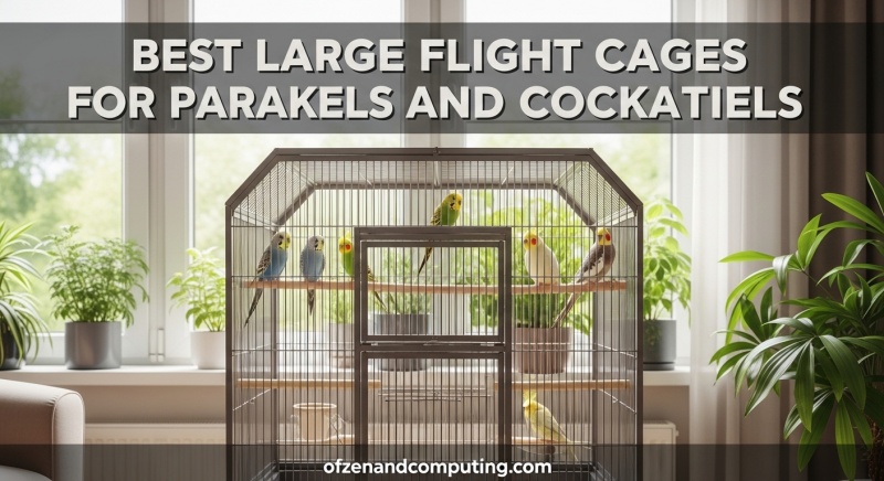 Best Large Flight Cages for Parakeets and Cockatiels