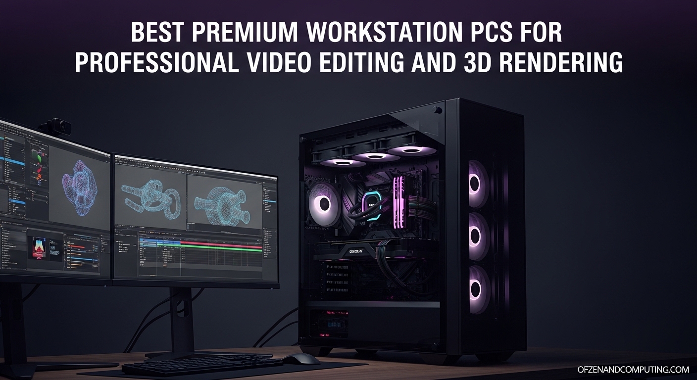 Best Premium Workstation PCs for Professional Video Editing and 3D Rendering