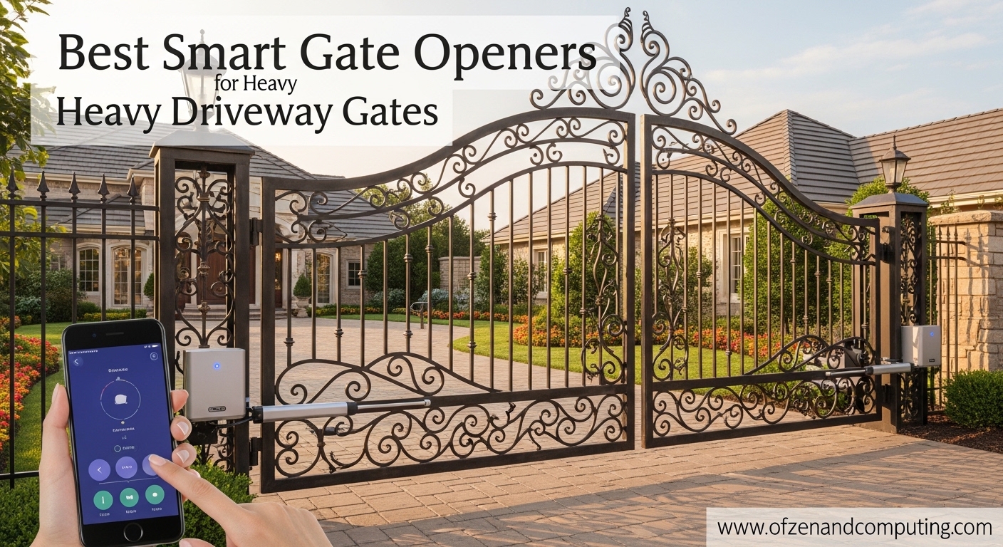 Best Smart Gate Openers for Heavy Driveway Gates
