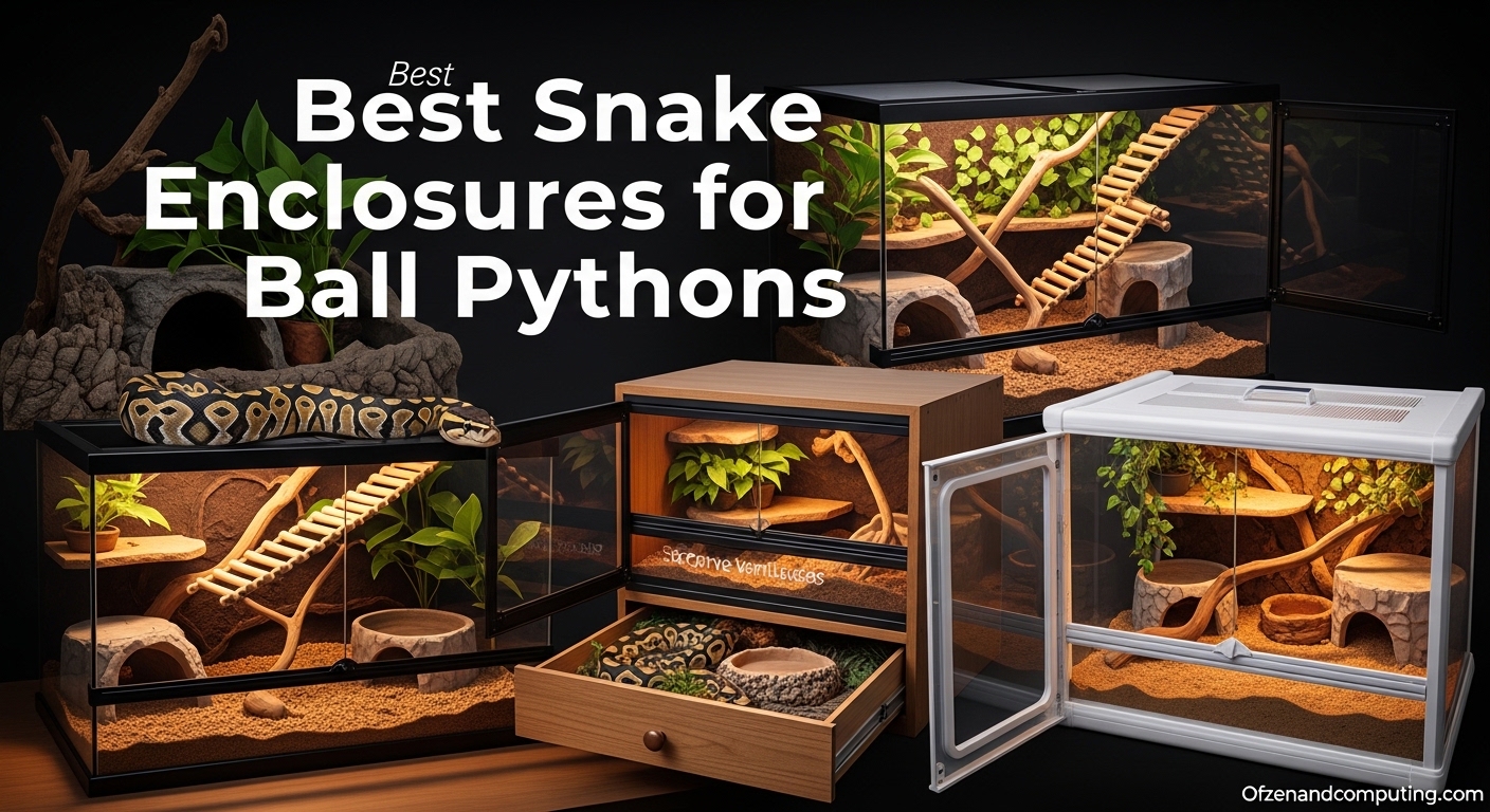 Best Snake Enclosures for Ball Pythons