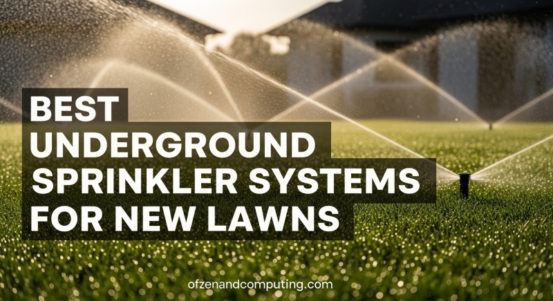 Best Underground Sprinkler Systems for New Lawns