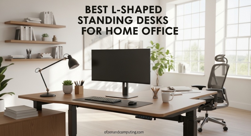 best l shaped standing desks for home office