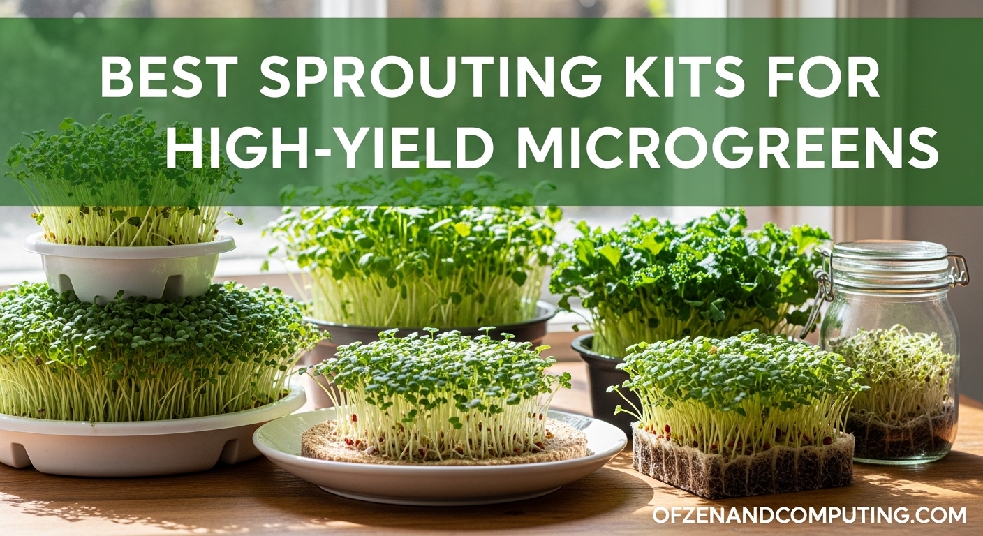 best sprouting kits for high yield microgreens