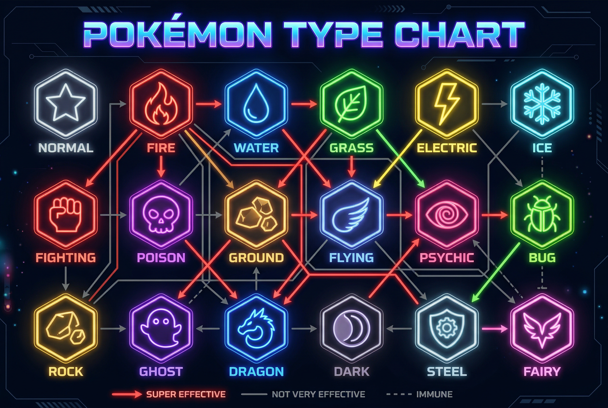 Pokemon Type Chart: All Strengths