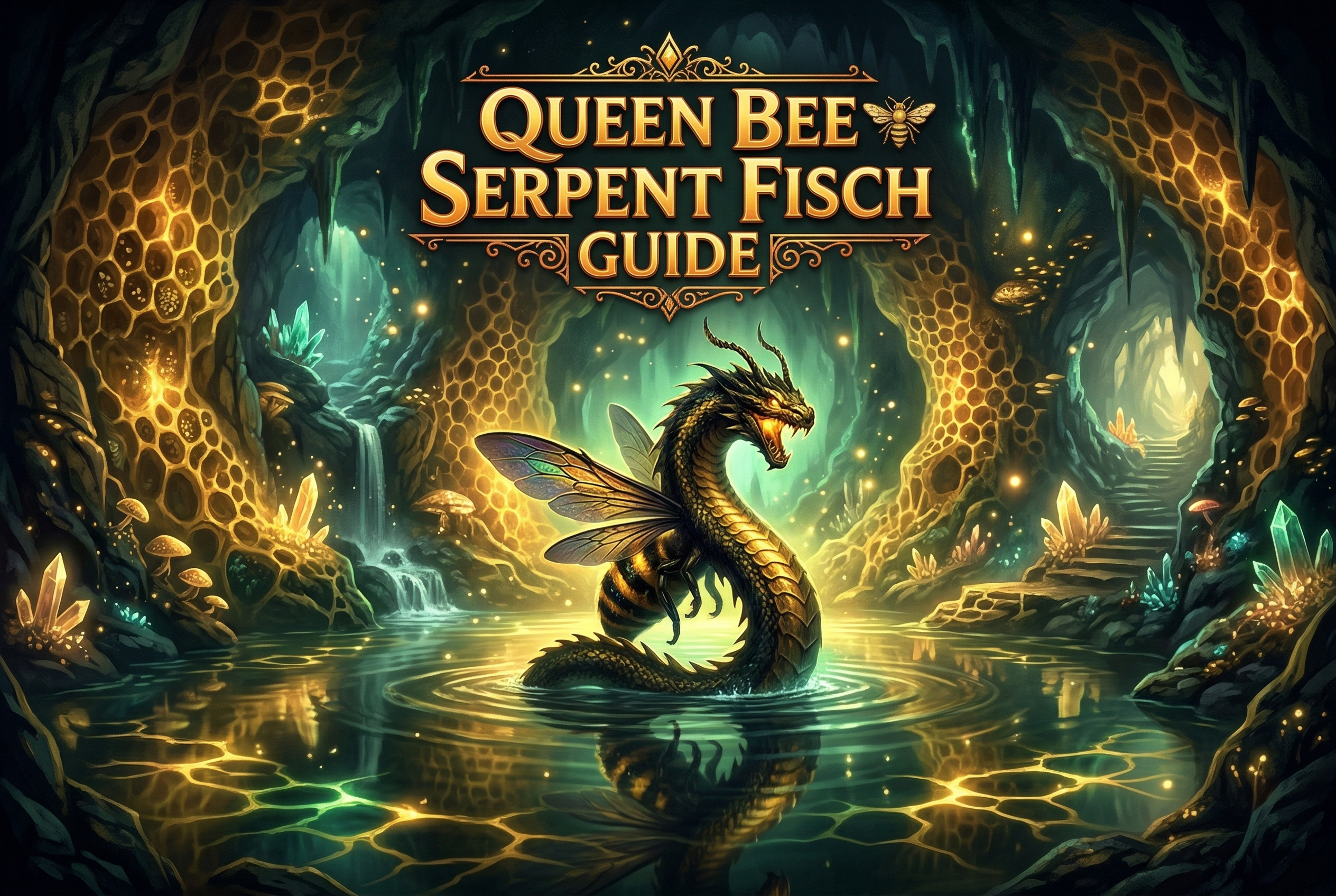 How to Catch Queen Bee Serpent in Fisch