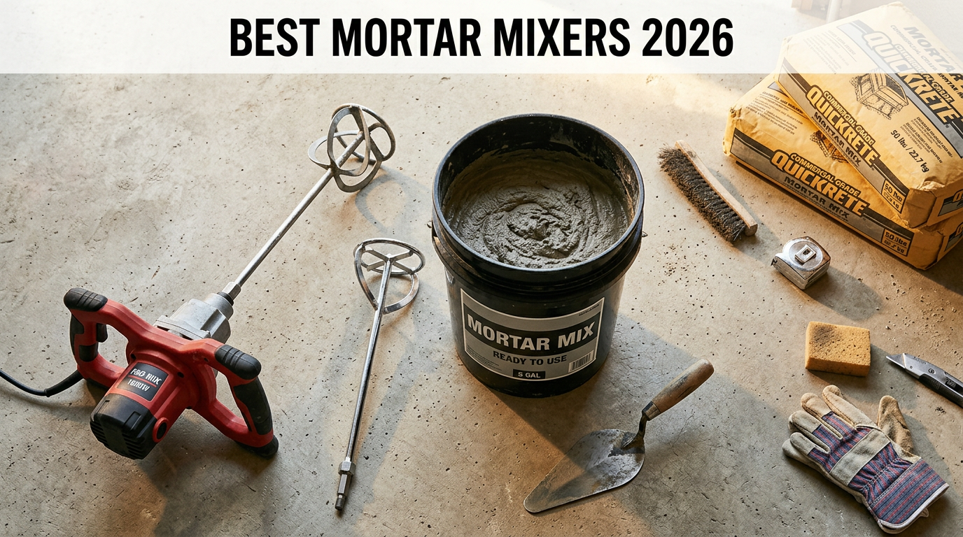 Best Mortar Mixers for Brick and Stone Work
