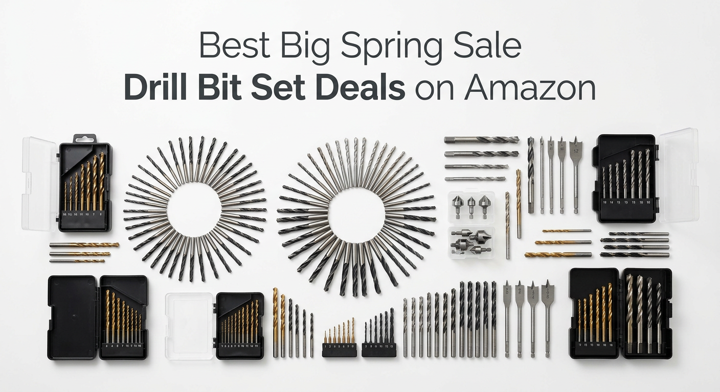 Best Big Spring Sale Drill Bit Set Deals on Amazon