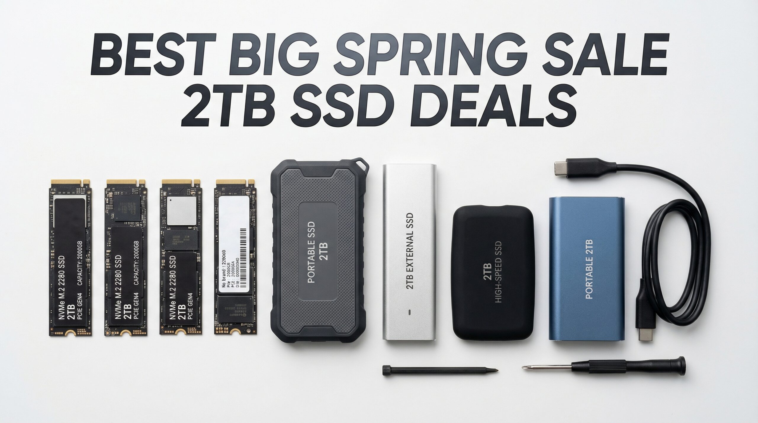 Best Big Spring Sale 2TB SSD Deals on Amazon