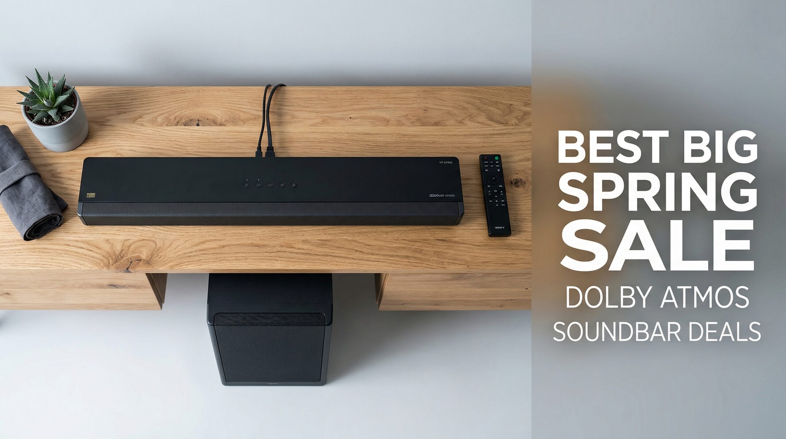 Best Big Spring Sale Dolby Atmos Soundbar Deals on Amazon