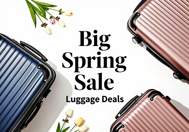 Best Big Spring Sale Luggage Set Deals on Amazon