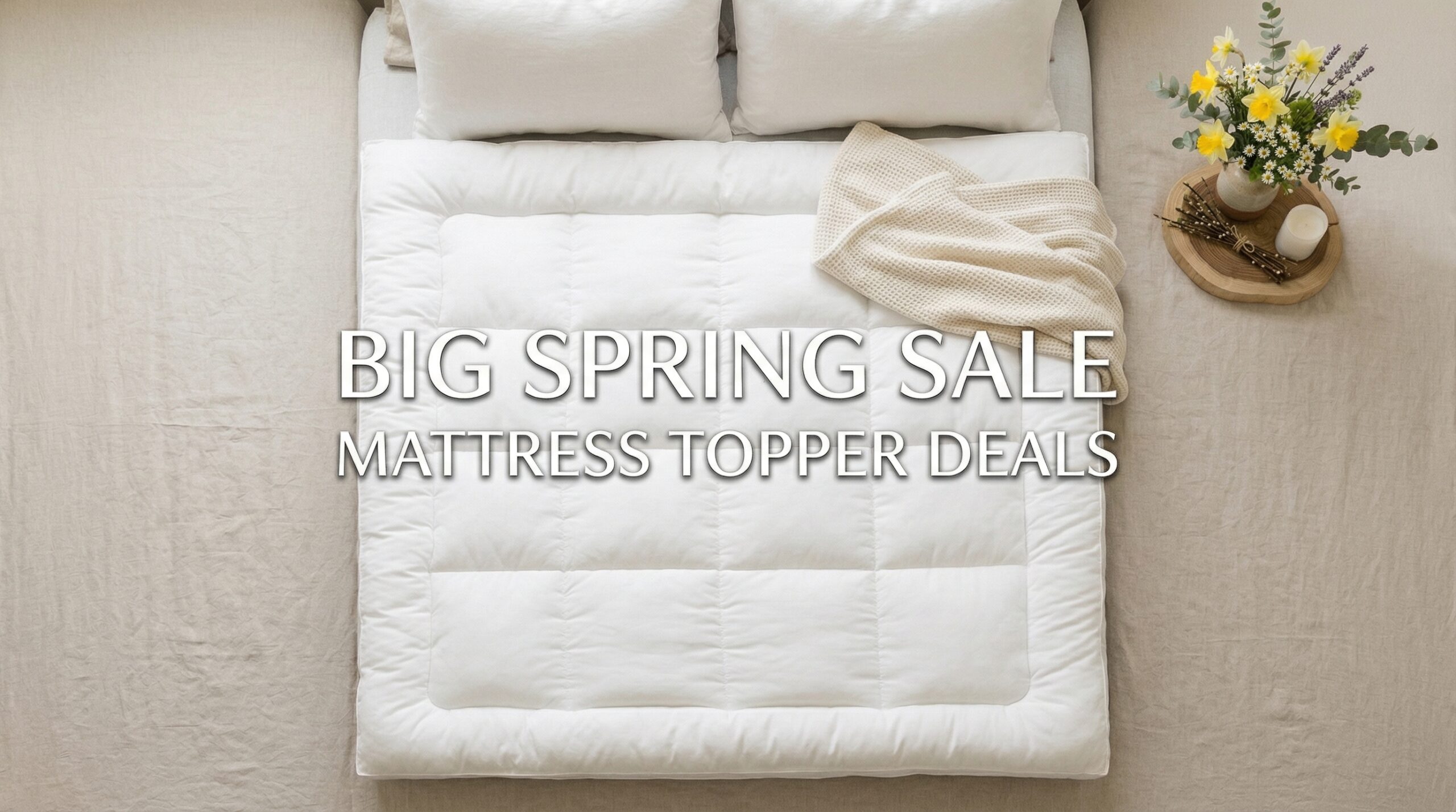 Best Big Spring Sale Mattress Topper Deals on Amazon