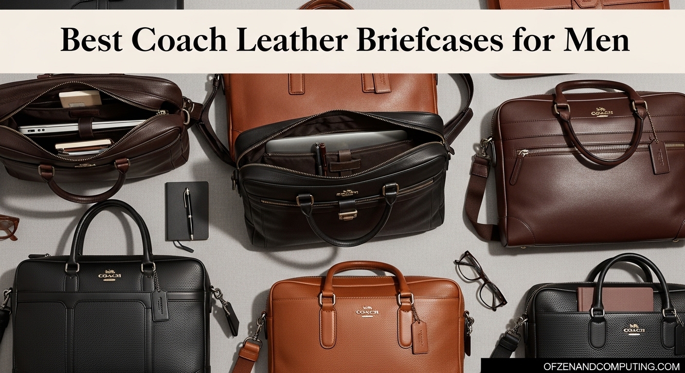 Best Coach Leather Briefcases for Men
