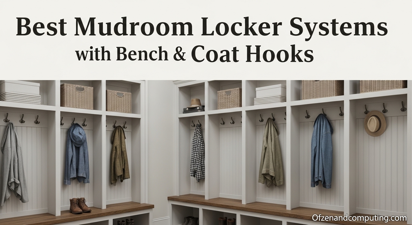 Best Mudroom Locker Systems with Bench & Coat Hooks