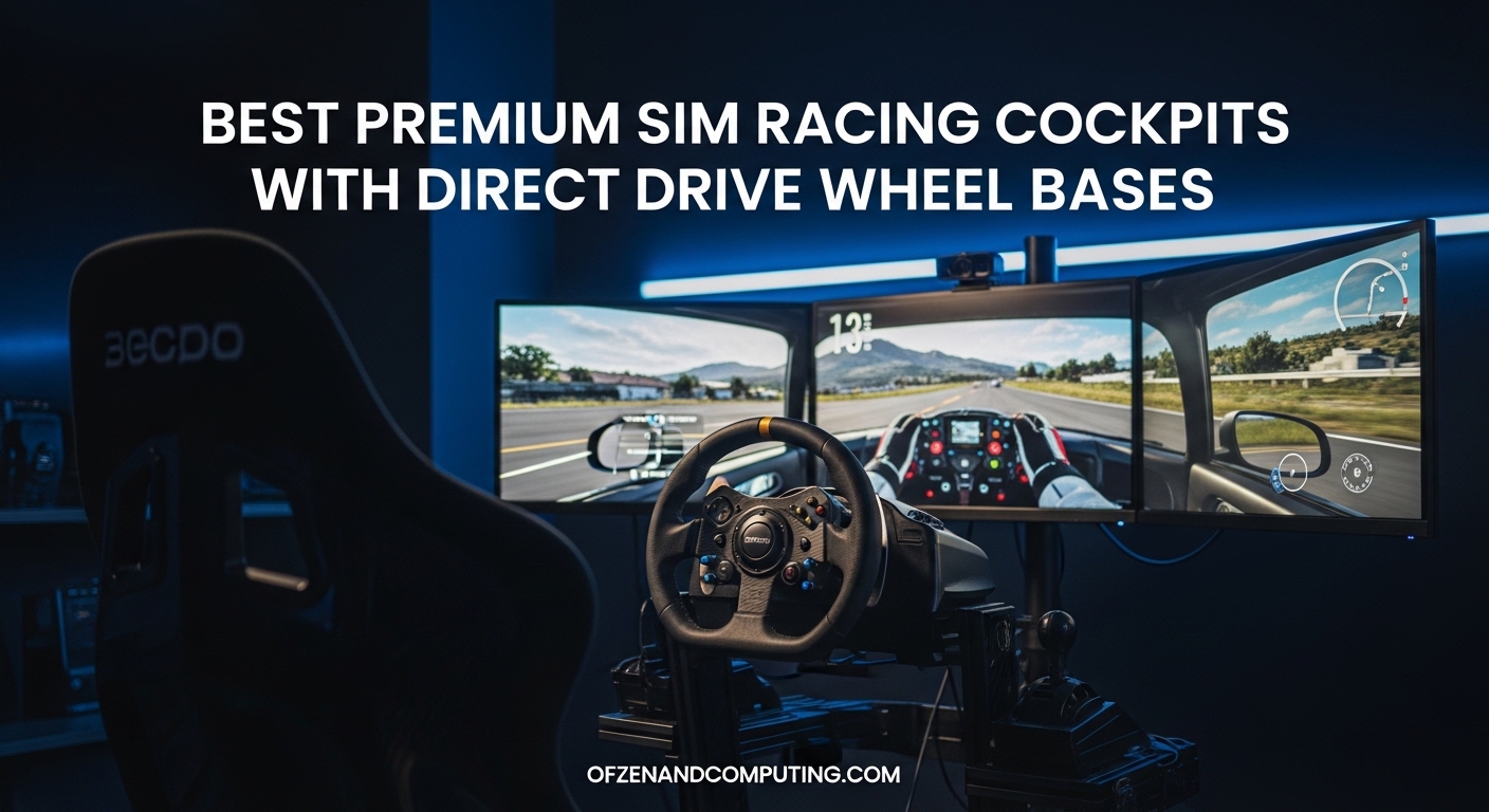 Best Premium Sim Racing Cockpits with Direct Drive Wheel Bases