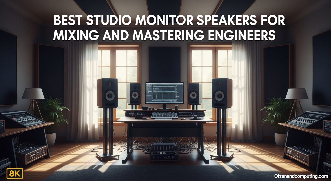 Best Studio Monitor Speakers for Mixing and Mastering Engineers