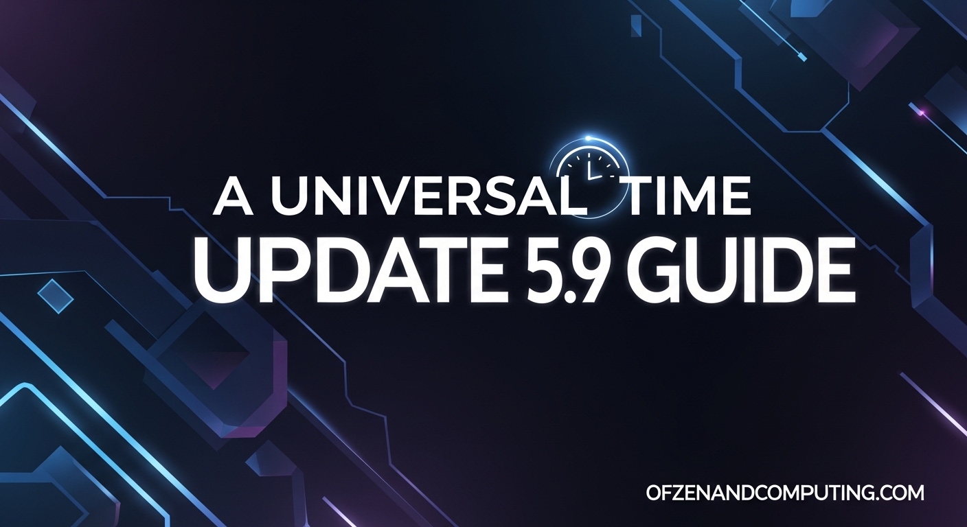 A Universal Time Update 5.9 Guide