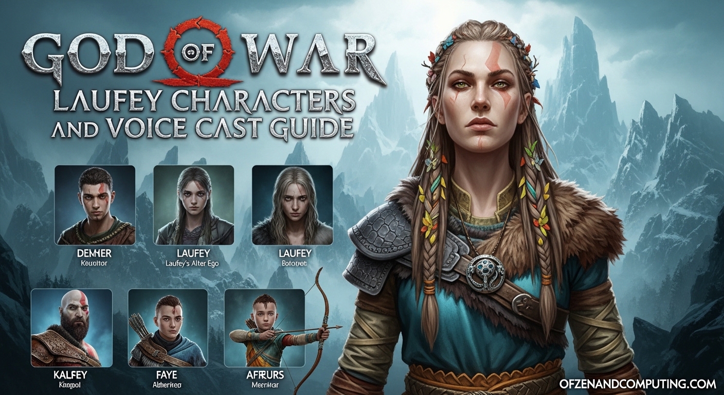 God of War Laufey Characters and Voice Cast Guide
