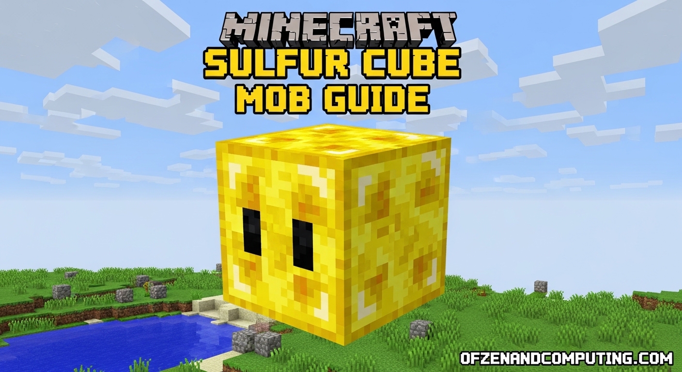 Minecraft Sulfur Cube Mob Guide