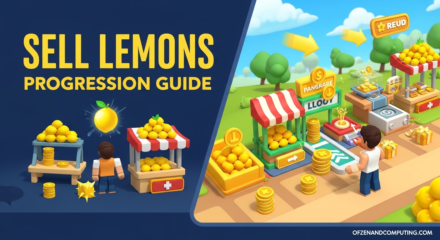 Sell Lemons Progression Guide