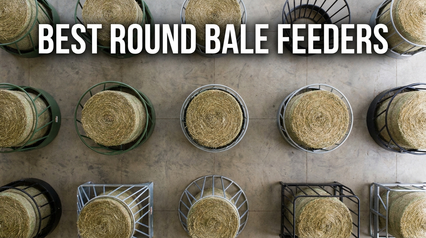best round bale feeders