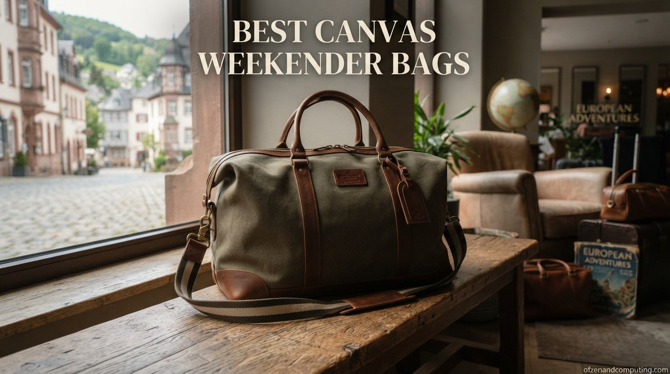 best canvas weekender bags