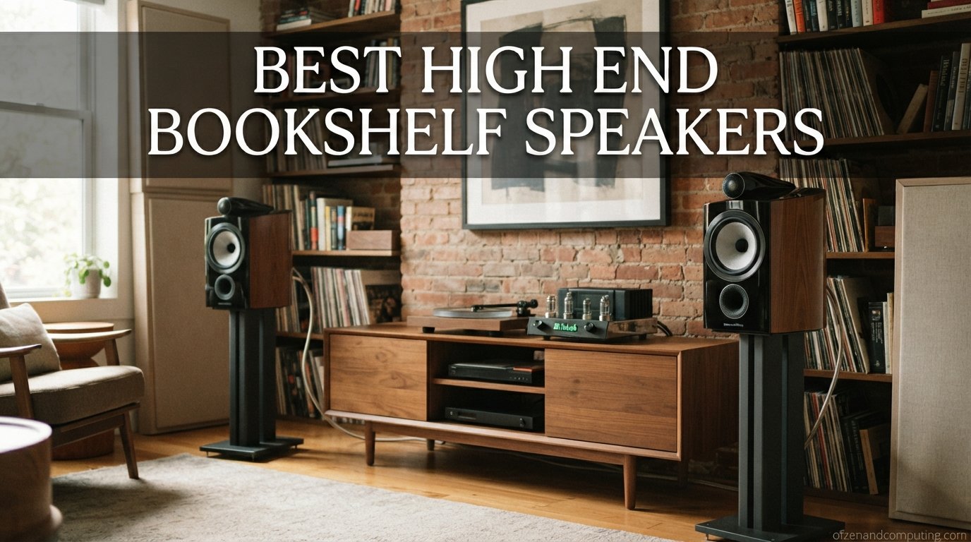 best high end bookshelf speakers