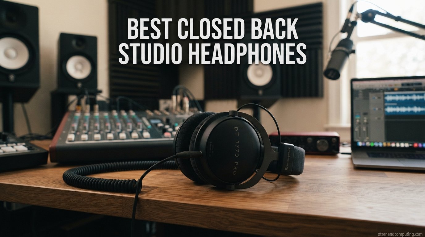 best closed back studio headphones