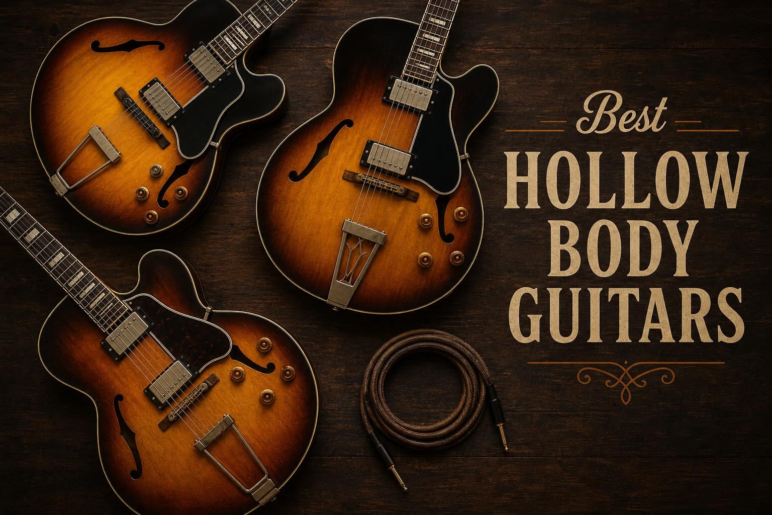 best hollow body guitars