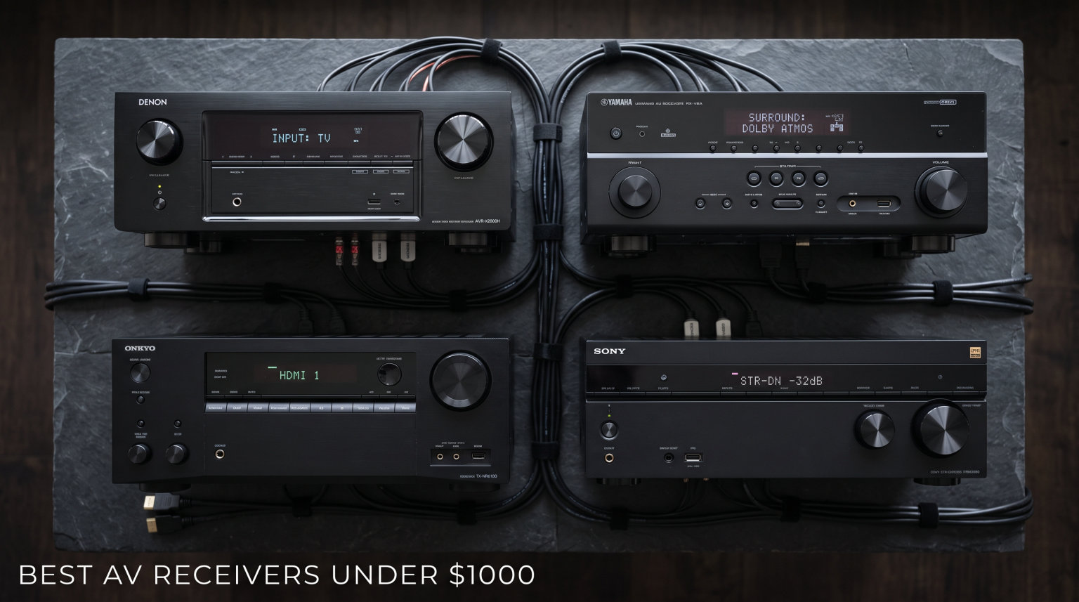 Best AV Receivers Under $1000