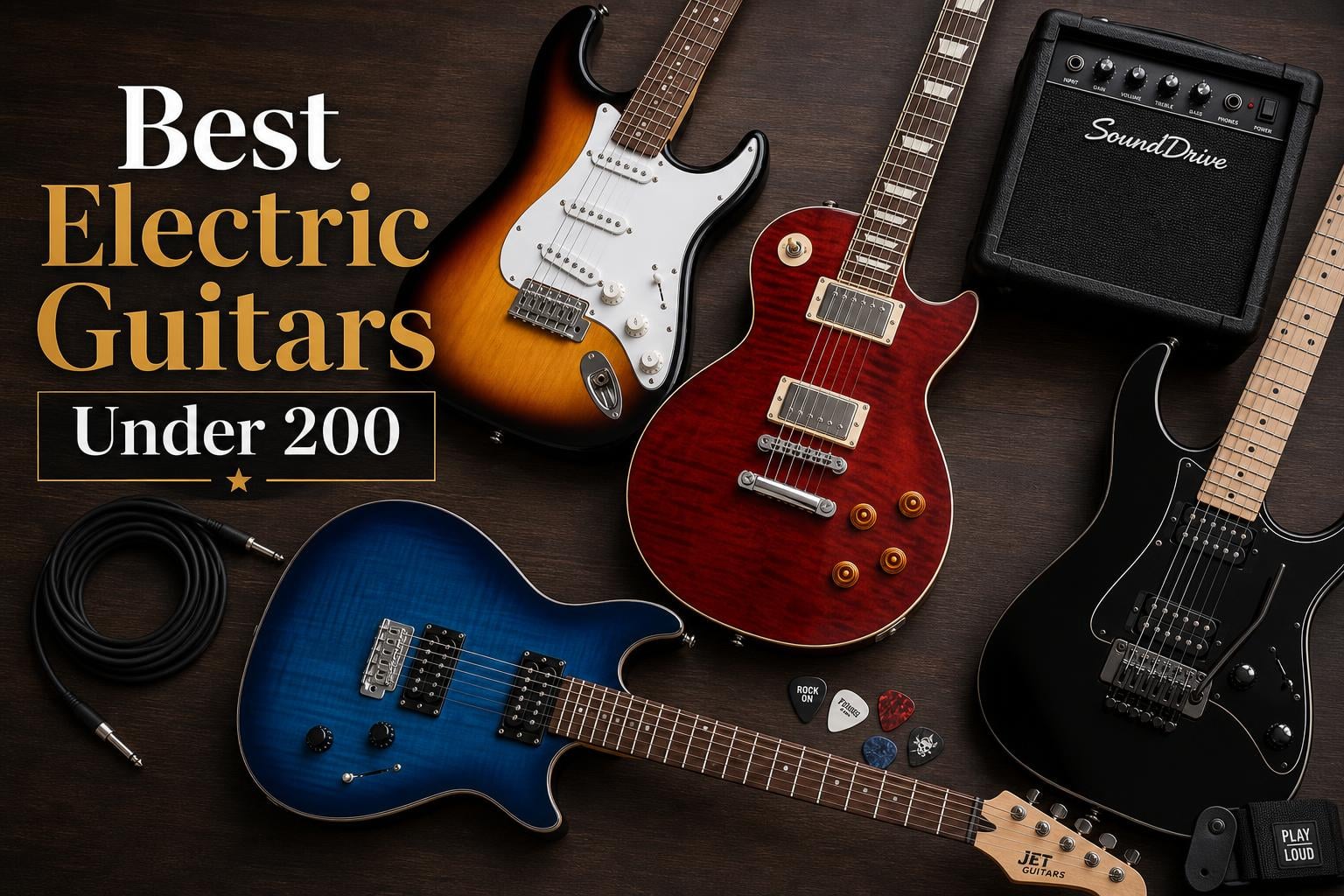 best electric guitars under 200