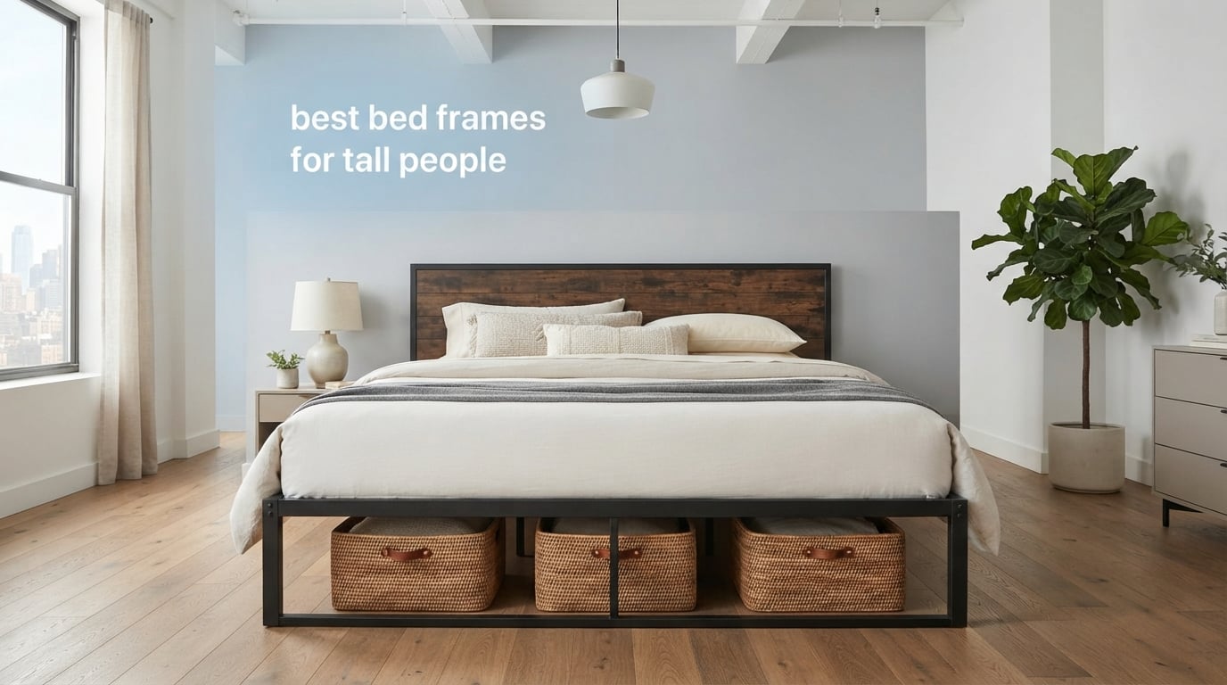 best bed frames for tall people