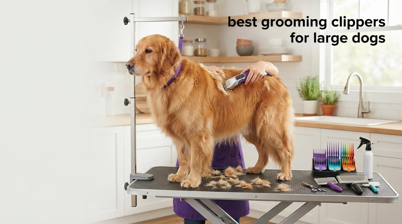 best grooming clippers for large dogs
