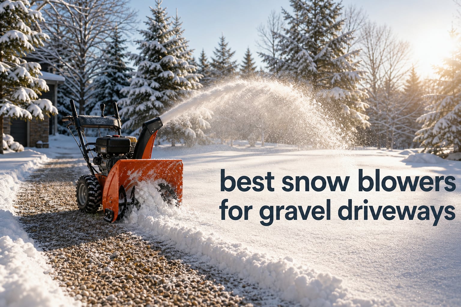best snow blowers for gravel driveways