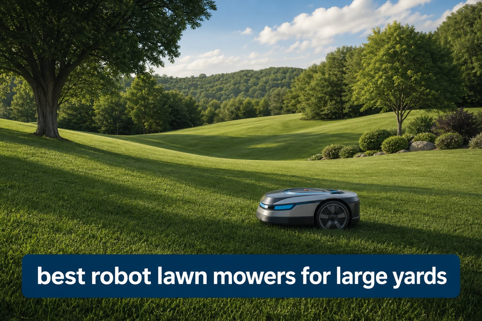 best robot lawn mowers for large yards