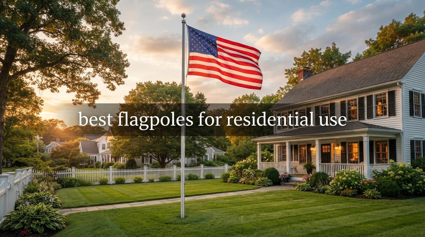 best flagpoles for residential use