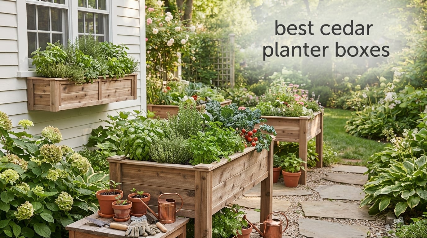 best cedar planter boxes