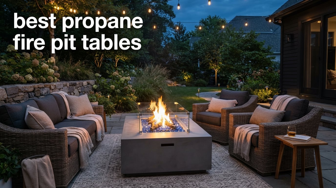 best propane fire pit tables